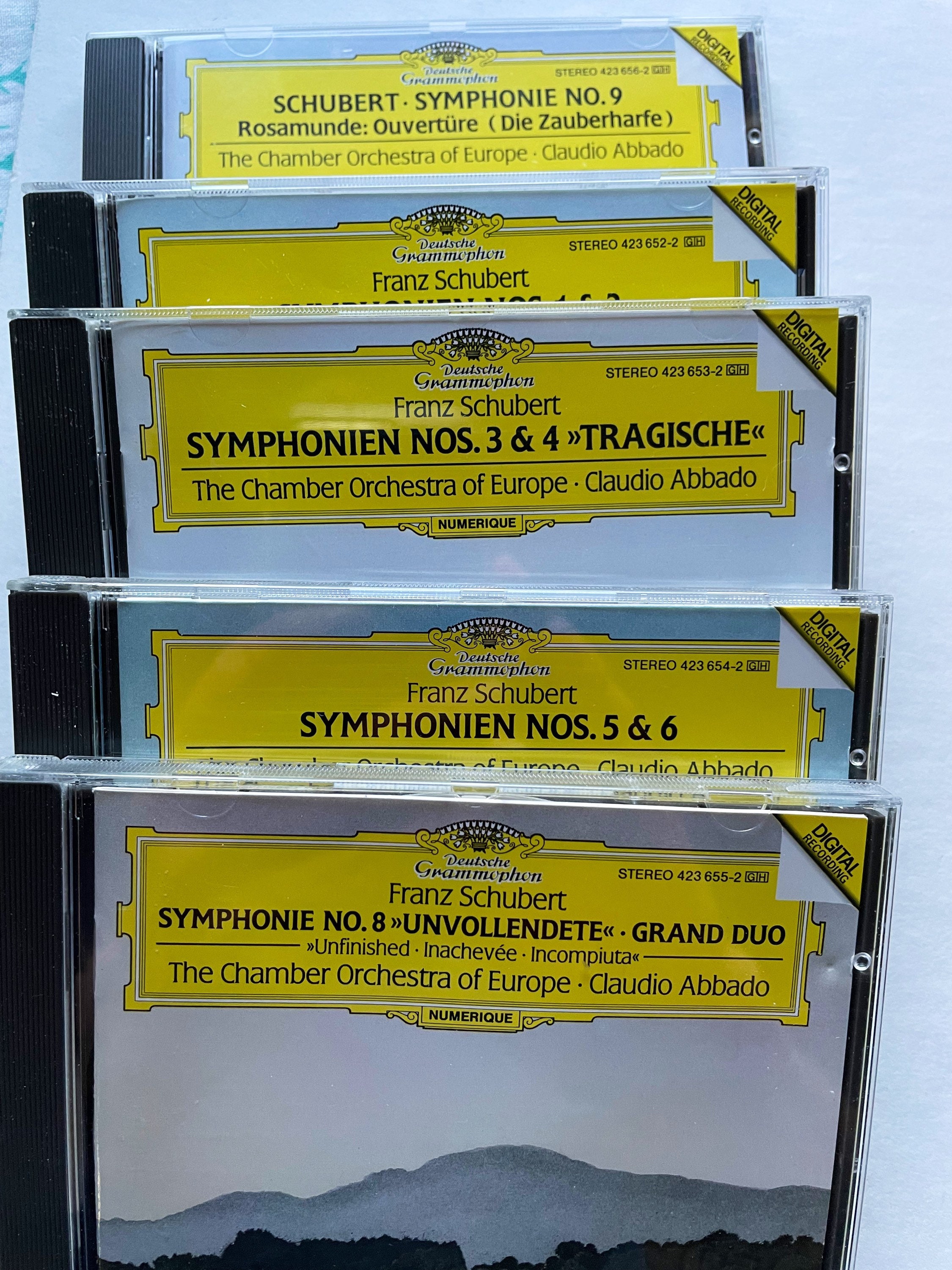 Vintage Classical CD Box Set: Schubert 8 Symphonien by Claudio