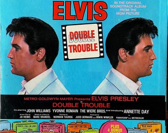 Elvis Presley - Double Trouble / Sellado / RCA APL1-2584, 1977 / LP de banda sonora vintage