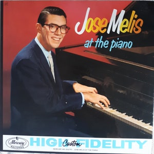 Vintage pop piano LP: Jose Melis At The Piano, Mercury MG20725, c. 1960