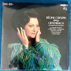 Sealed Opera vocals LP: Regine Crespin Sings Offenbach, compilation, London OS26248, 1979