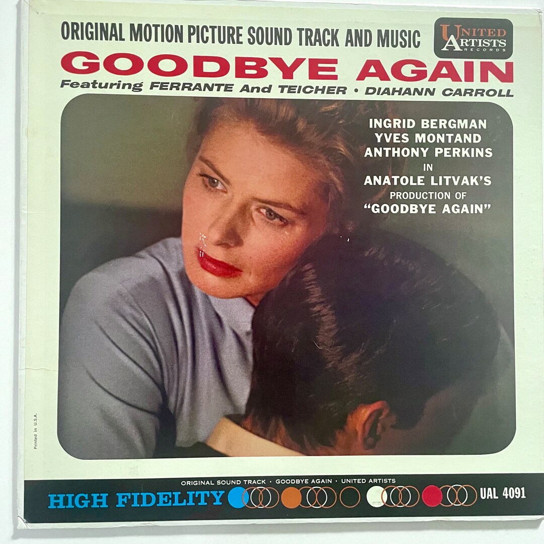 Vintage Soundtrack LP: Goodbye Again by Georges Auric, Mono, United ...