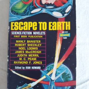Vintage SciFi: Escape To Earth by Various, 1st Printing,  1963