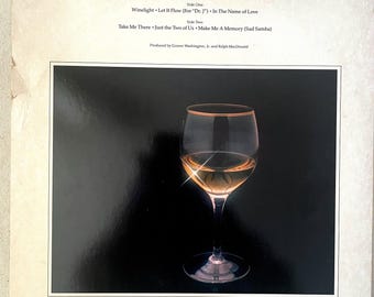 Cool Jazz LP: Winelight by Grover Washington Jr. St, Elektra 6E