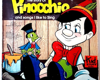Vintage Pinocchio LP: Kid Stuff Records, 1977