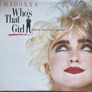 Vintage soundtrack LP: Who’s That Girl OST by Madonna, Sire W1 25611, 1987