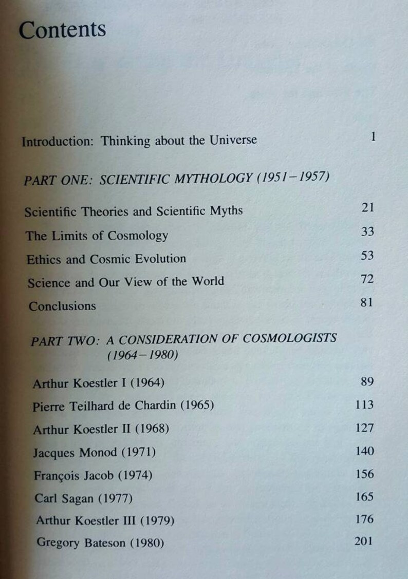 Vintage Theology Book The Return To Cosmology By Stephen Toulmin 1982 First Edition - 