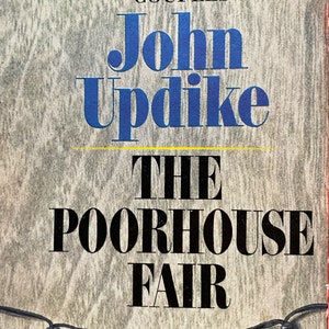 Vintage literary paperback: The Poorhouse Fair by John Updike, Fawcett Crest, ca. 1965