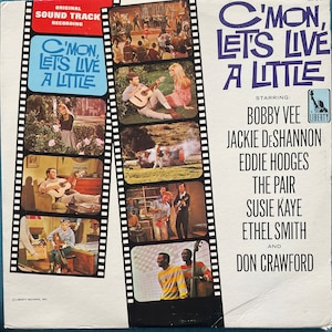 C’mon Let’s Live A Little OST by Bobby Vee, Jackie DeShannon, others, Liberty LST3430, 1967 vintage soundtrack