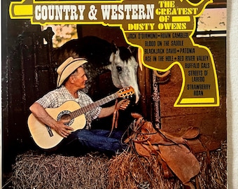 Dusty Owens - Country & Western The Greatest Hits of | compilation | Wyncote, 1967 | vintage country bluegrass LP