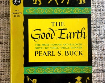 Die gute Erde von Pearl S. Buck (1931) | 51er Druck | Taschenuhr Cardinal, 1964 | vintage Taschenbuch