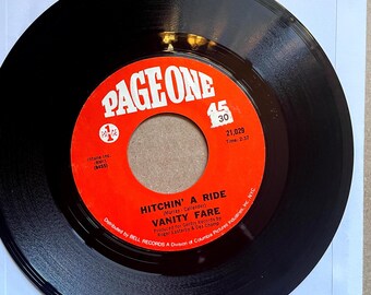 Four 1969 45RPM Singles: One Hit Wonders - Spirit In The Sky, Love by Mercy, Hitchin’ A Ride, In The Year 2525. Various Artists.