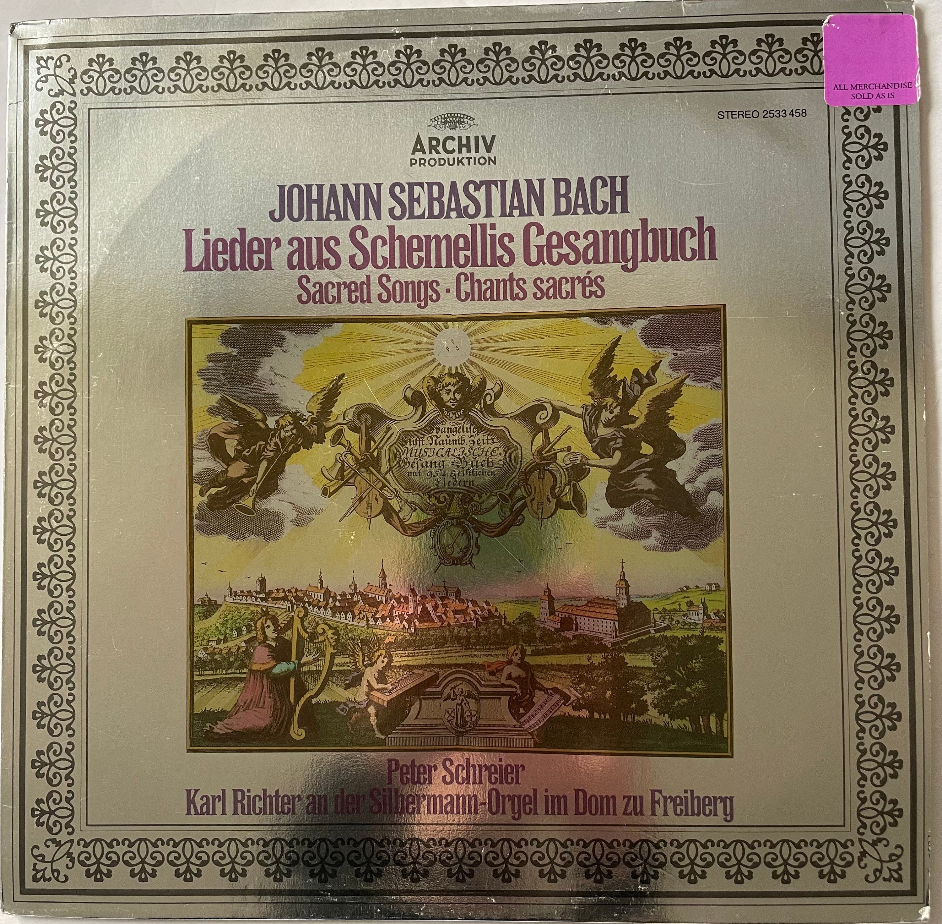 Vintage Classical LP: Johann Sebastian Bach, Sacred Songs
