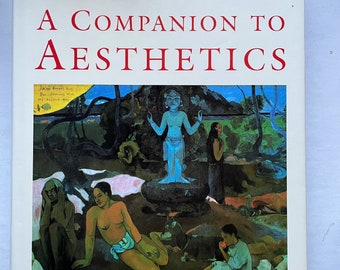 Vintage filosofieboek: A Companion To Aesthetics door David Cooper, redacteur, import, Basil Blackwell Ltd., 1992