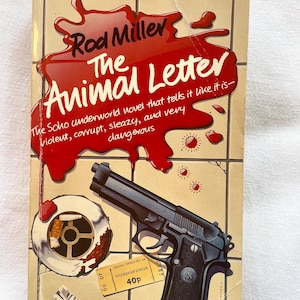 Romance de mistério em brochura: The Animal Letter, de Rod Miller, importado, Grafton Books, 1986