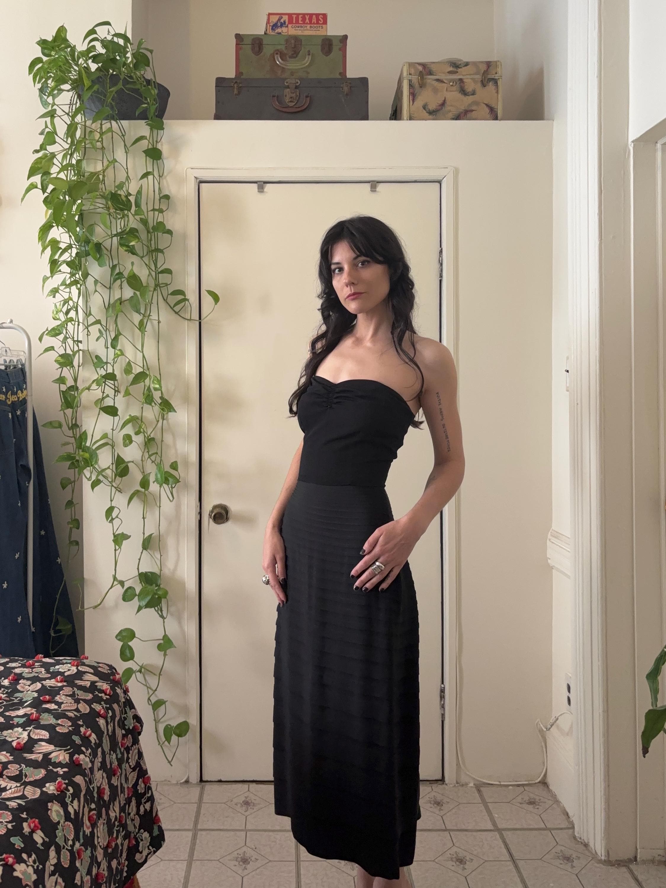 1940s Black Dress - Etsy