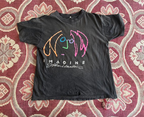 1988 JOHN LENNON Imagine peace tee