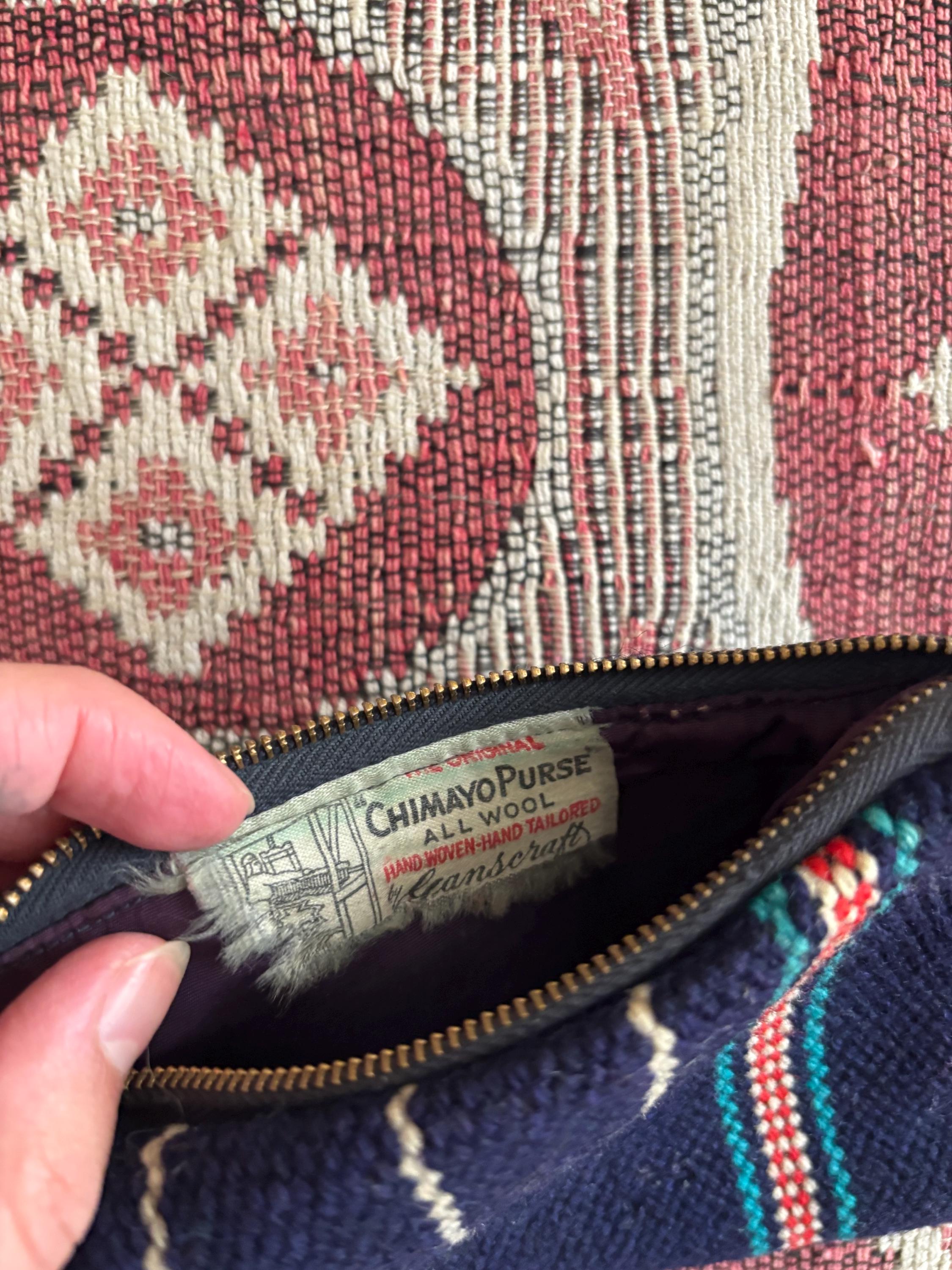 1940’s vintage Chimayo Purse 1940s Ganscraft Chimayo Handwoven Bag – Honeywood