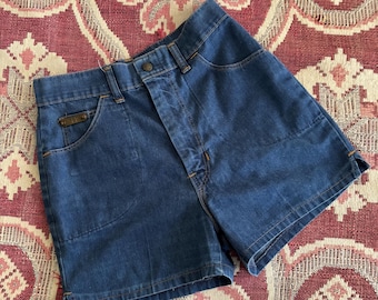 1970s FANCY PROPS high waisted denim shorts