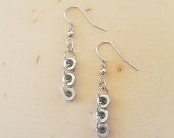 Hardware & Bolt Earrings-/ Recycled / Hardware / Industrial / Fashion  / Womens / Gift