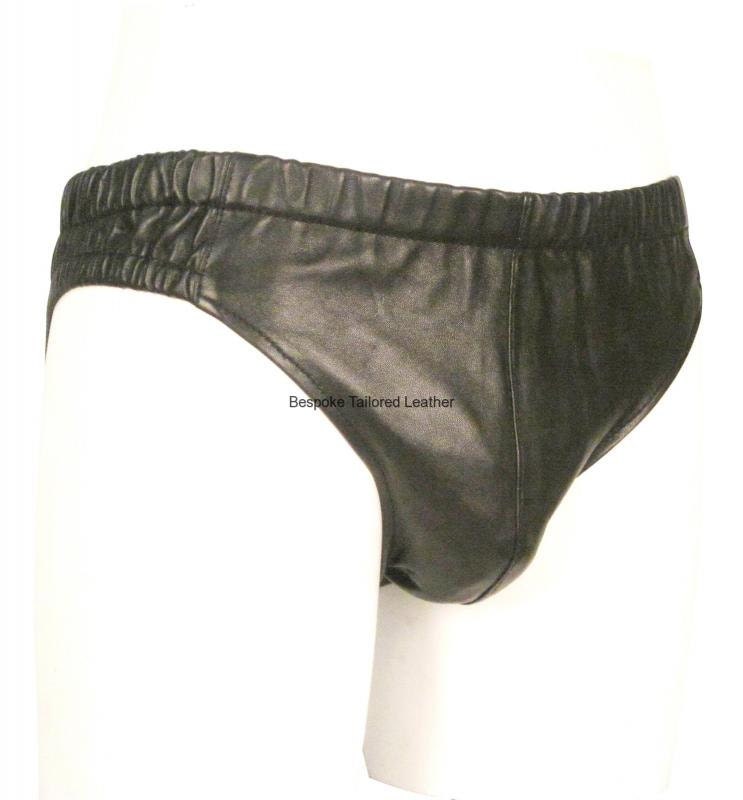 Men's Black Leather Brief/underwear Custom Made to Order JO031 -  Canada