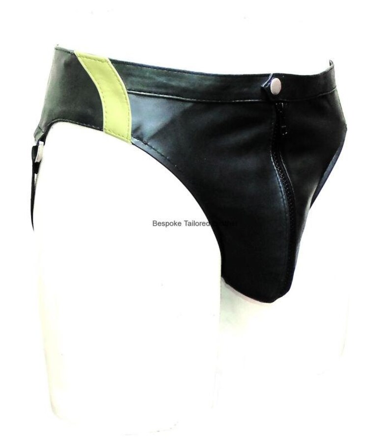 Leather Jockstrap With Colour Stripe Custom Made to Order Etsy