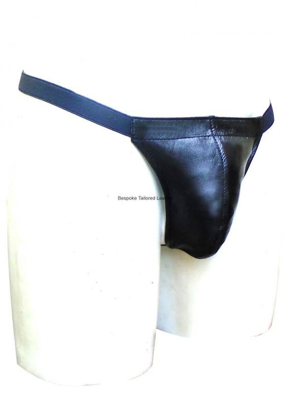 Tanga de cuerda elastica de cuero para hombre por encargo JO 006 Etsy Espana
