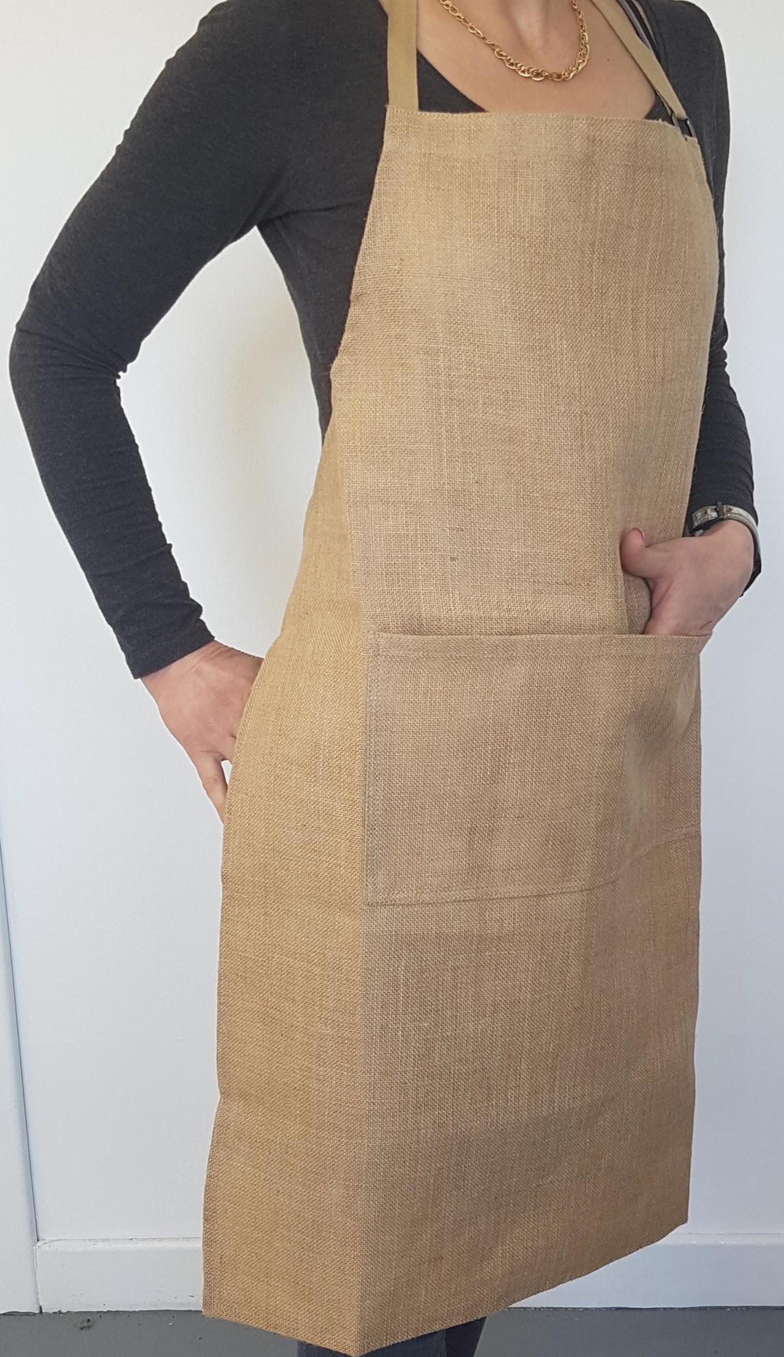 Unisex Hessian Apron Full Length MBR005 Etsy UK