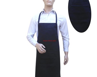 Bespoke Tailored Heavy Duty Drill Fabric Apron With One Pocket BDL001