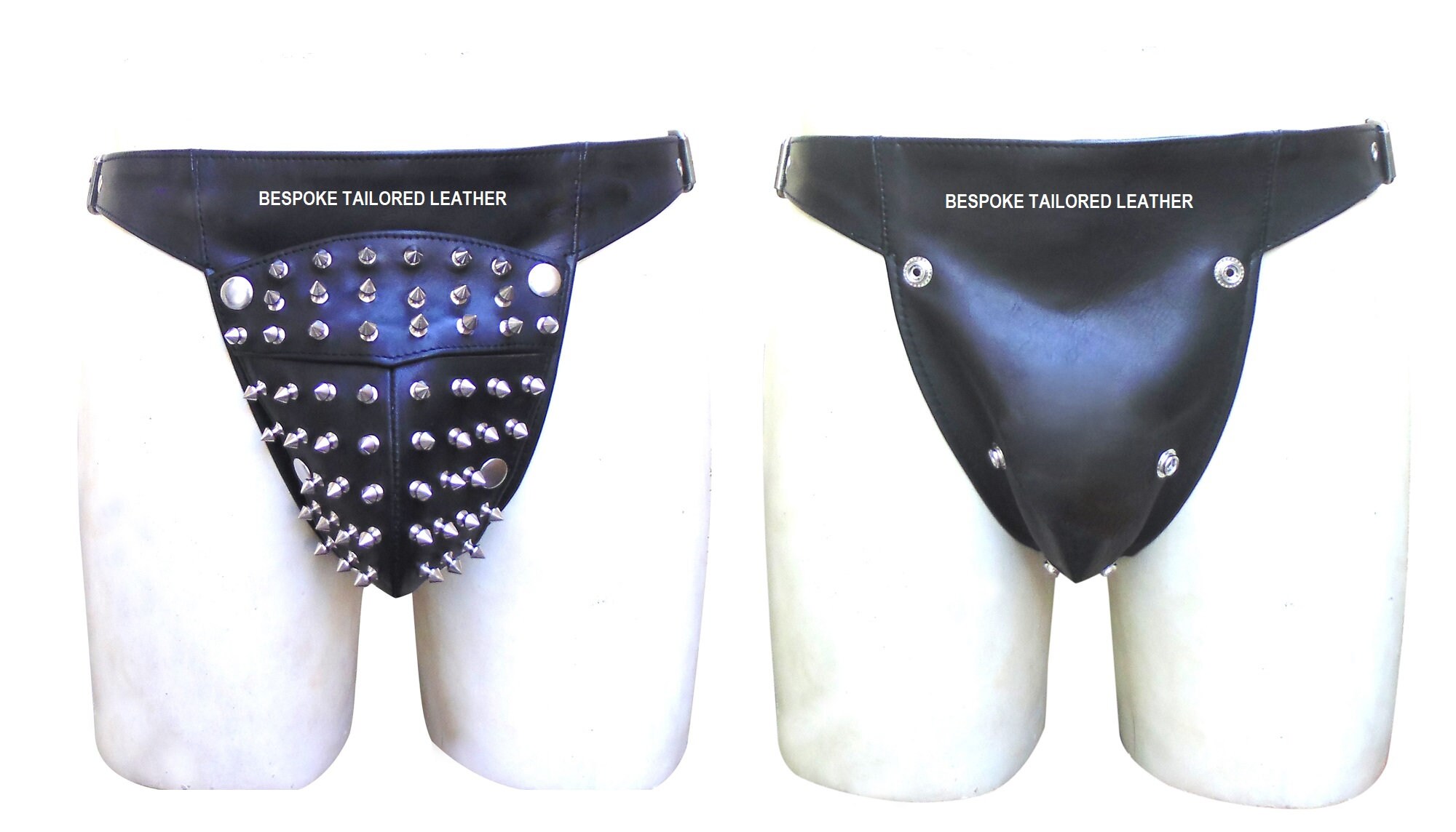 Image of Leather Jocks Jockstarp Jock Strap Full Detachable Stud Pouch Jo034-B