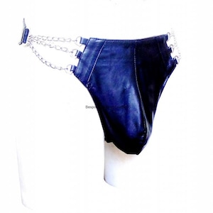 Mens 2024 leather thong