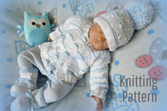 Baby boy cardigan set 2025
