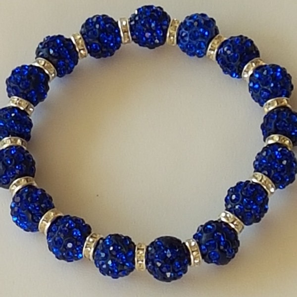 Shamballa Bracelet, Shamballa Beads, Bracelets Bleus, Shamballa, Bracelets, Bijoux, Bijouterie, Perles Bleues, Bijouterie de Mode,