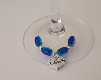 Bride To Be Wine Glass Charms, Hen Party Favors