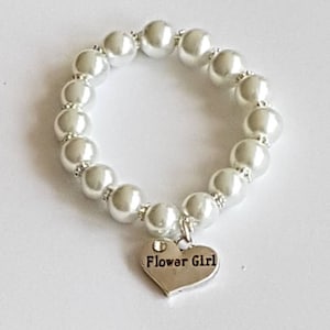 Wedding Bridesmaid bracelet, Flowergirl Bracelets