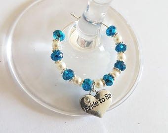 Bride To Be Wine Glass Charms, Hen Party Favors