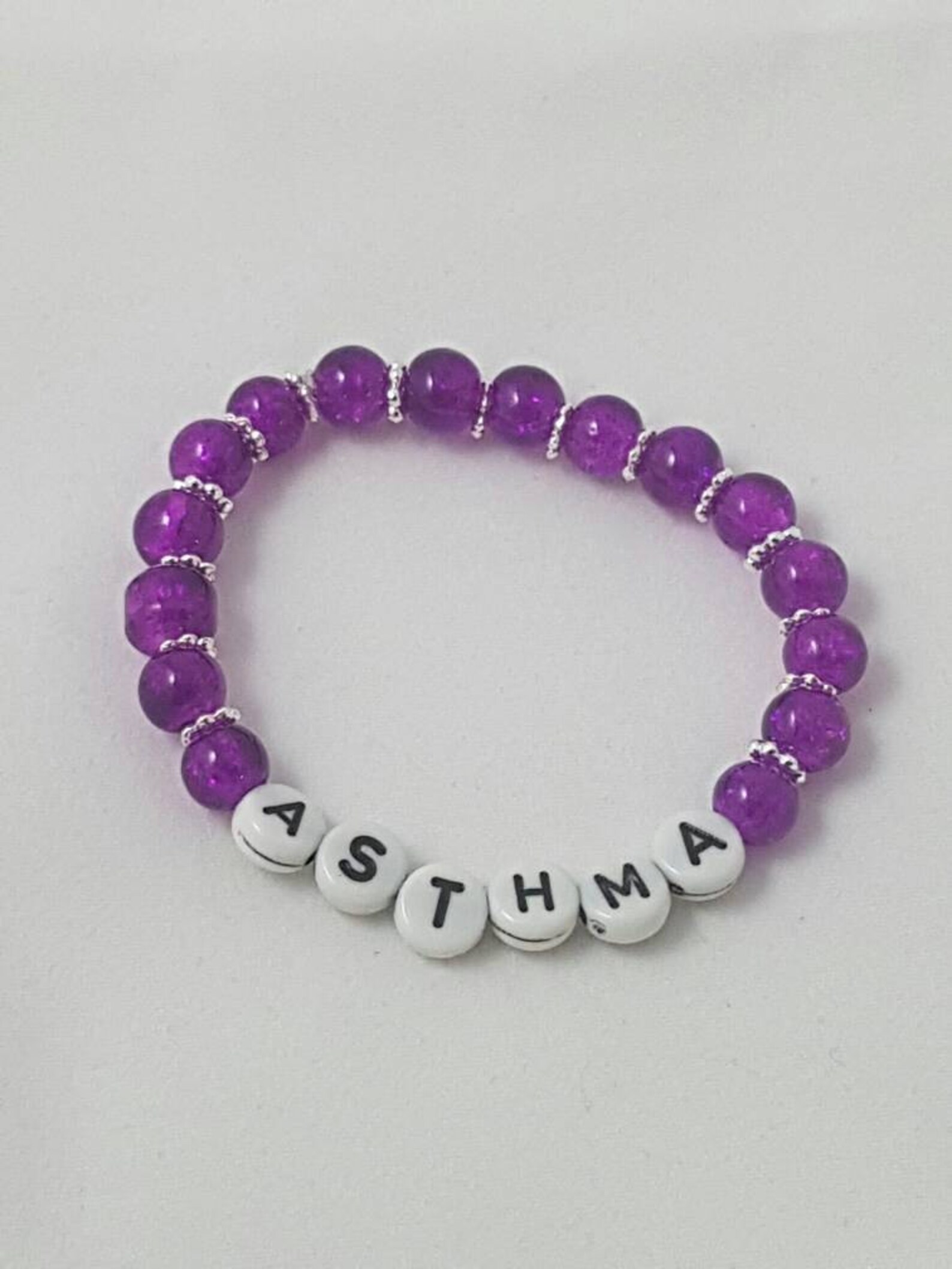 Childs Medical ID Bracelet Asthma Alert Bracelet Etsy