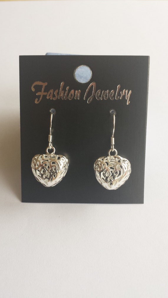 Silber vergoldet Modeschmuck Ohrringe 15mm