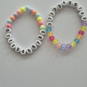 Childs Emergency Contact / Phone Number Bracelet. Please ADD NUMBER when ordering.