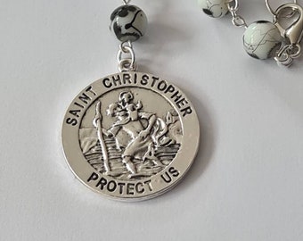 Rear View Mirror Charms, St Christopher Protection, Mirror Charms, Charms, Car Accessories, Accessories, Rear View Mirrors, Good Luck Charms