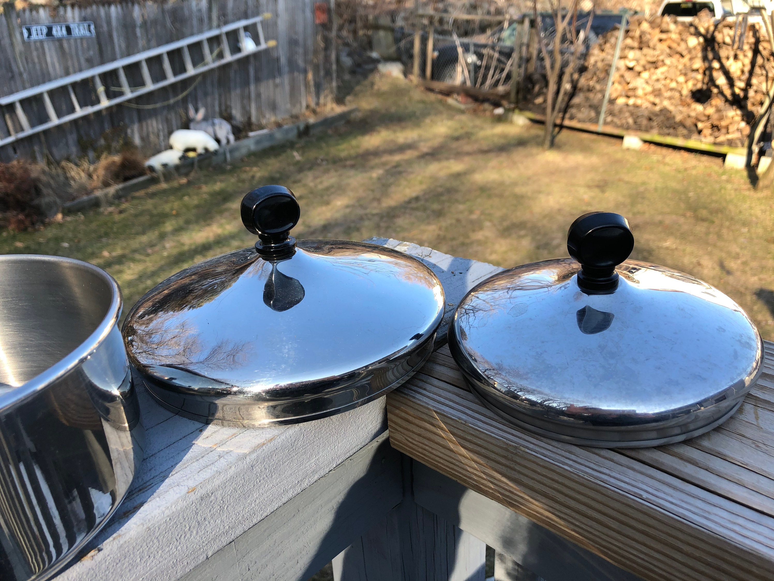 5 Pce Set Vintage Farberware 18/10 Stainless Steel Pots Pans Etsy