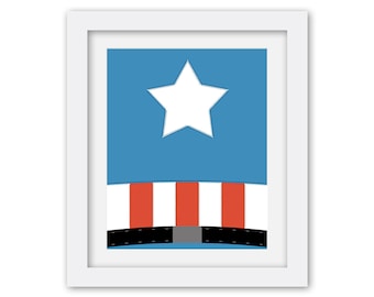 Super Hero Digital Prints/ Avengers/ Captain America/ Ironman/ Hulk/ Thor/ wall art