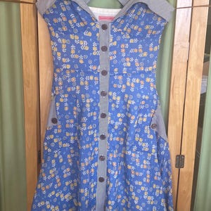 Sommerkleid aus Seiden-Gaze * Button up* Crossover Back* Manning Cartel * Xsmall *