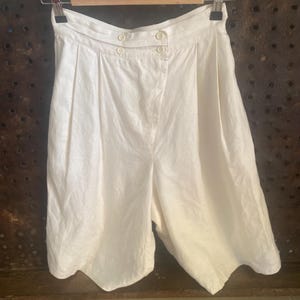80s Linen Shorts - Etsy Australia