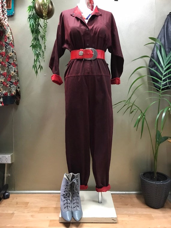 Rad Vtg 80s Boilersuit