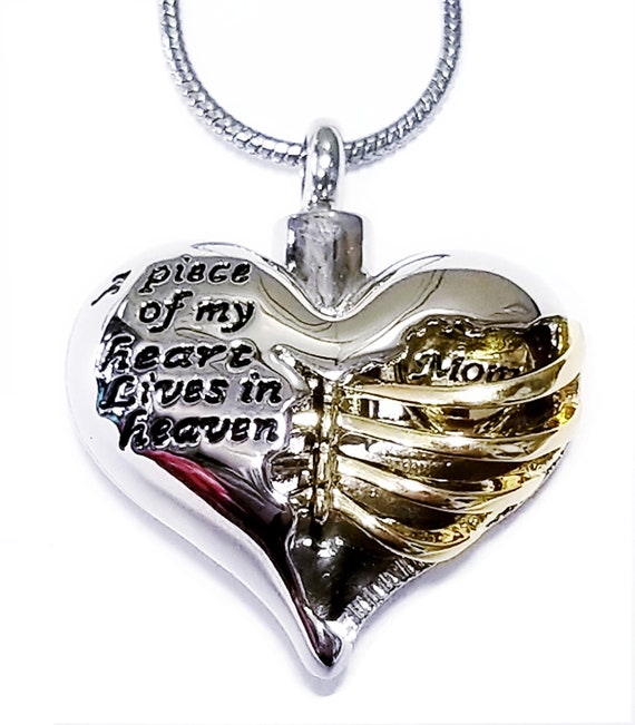 Broken heart cheap urn necklace
