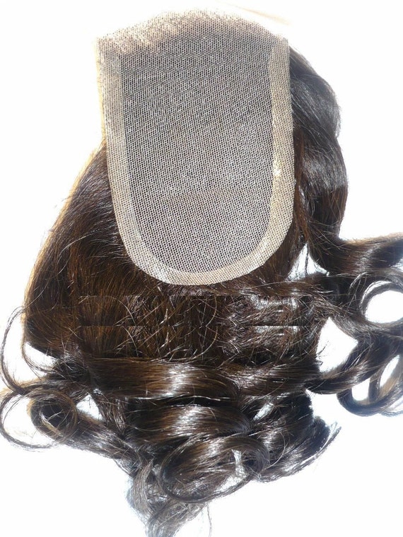 Full Lace Closure 3x5 Indian Remy Remi 100 Human Hair Partial Etsy