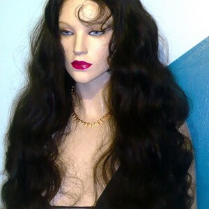 Remi Remy Indian Human Hair Thin Skin PU Lace Wig Wavy Body - Etsy