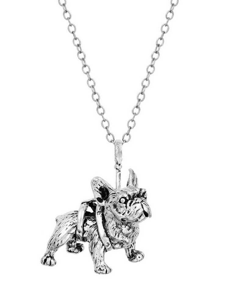 Dog Lover Jewelry French Bulldog Necklace Bulldog Pendant Charm Necklace