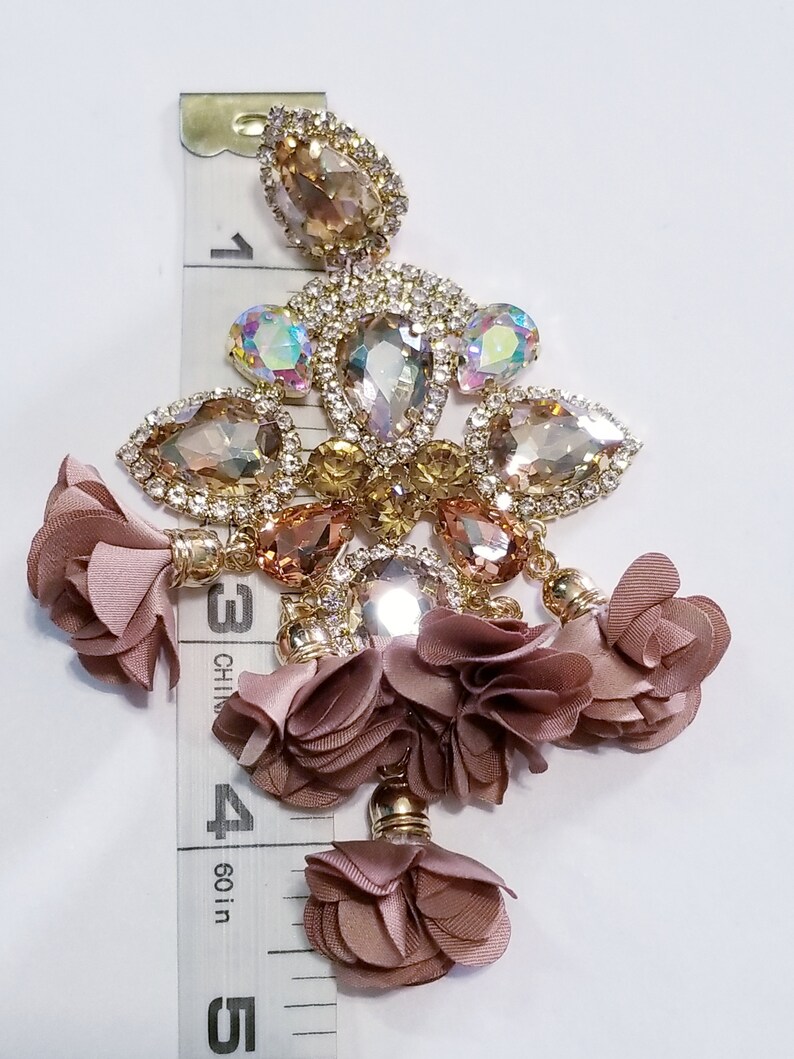 Oversized Abstract Clip On Earrings for Women