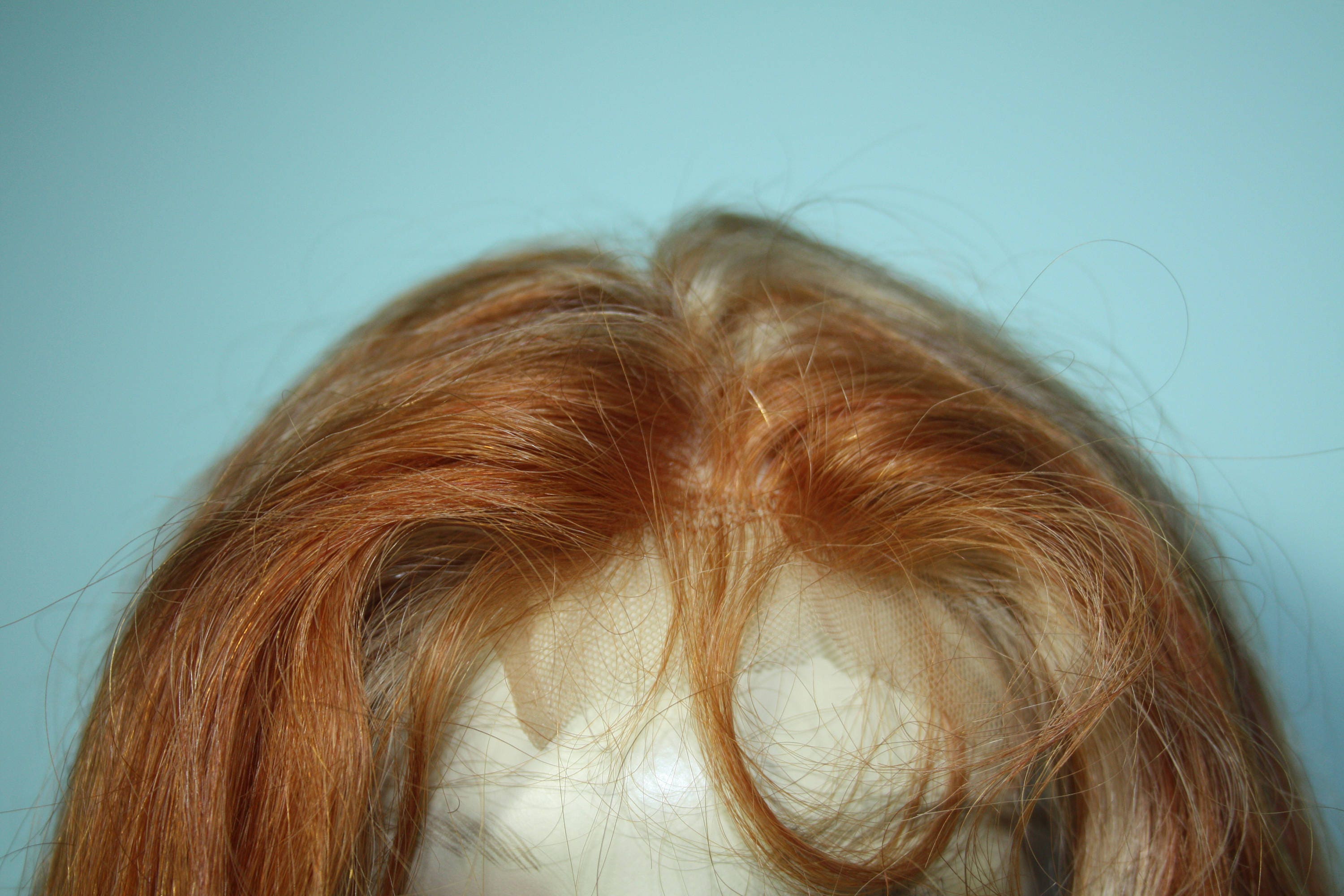 Remi Remy Full Lace Wig Silk Top PU Thin Skin Auburn Blonde | Etsy